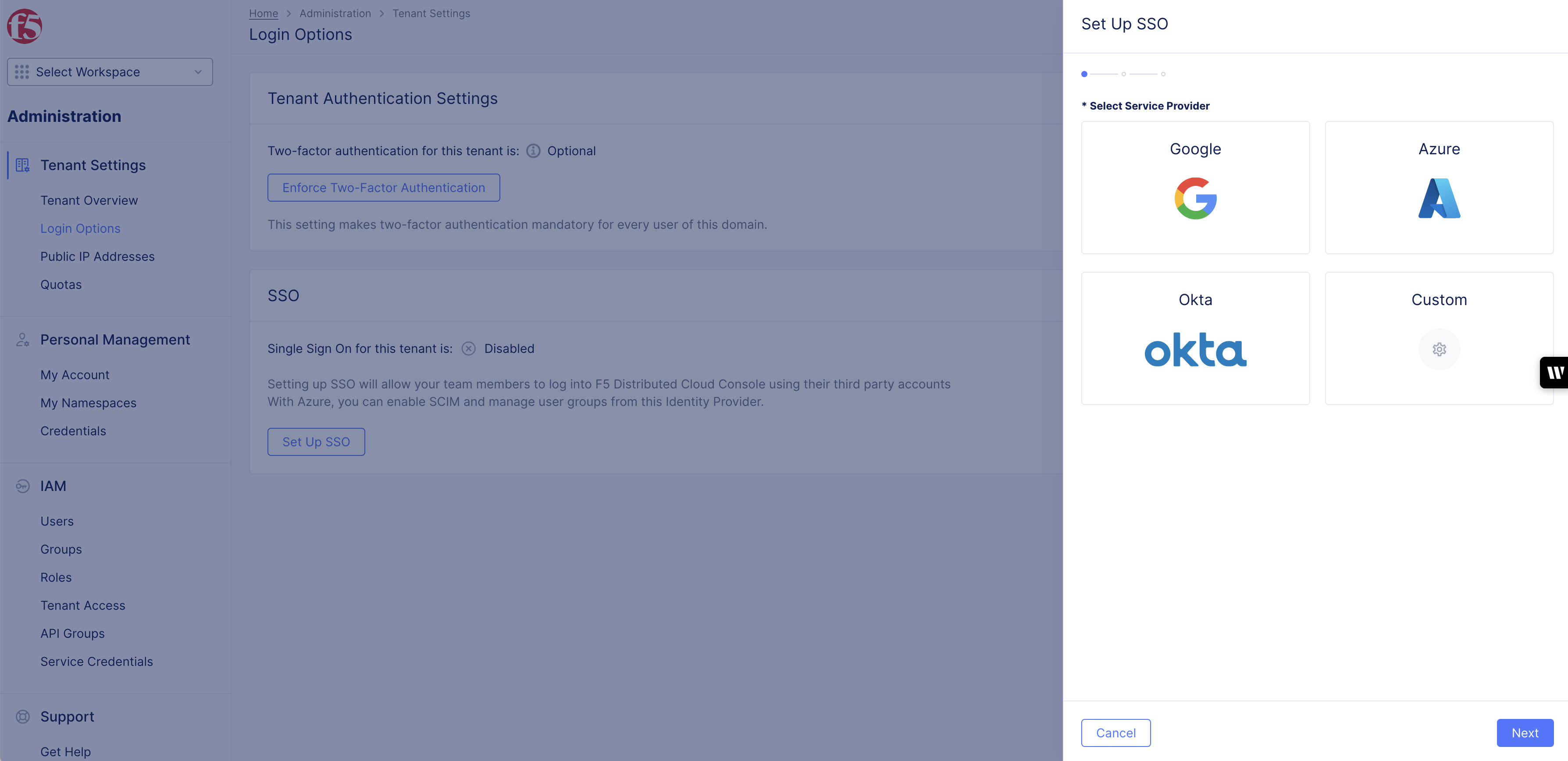 Figure: SSO Create Clients