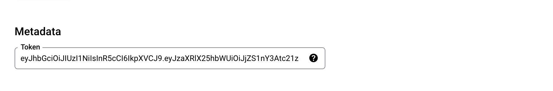 Figure: Configure Metadata