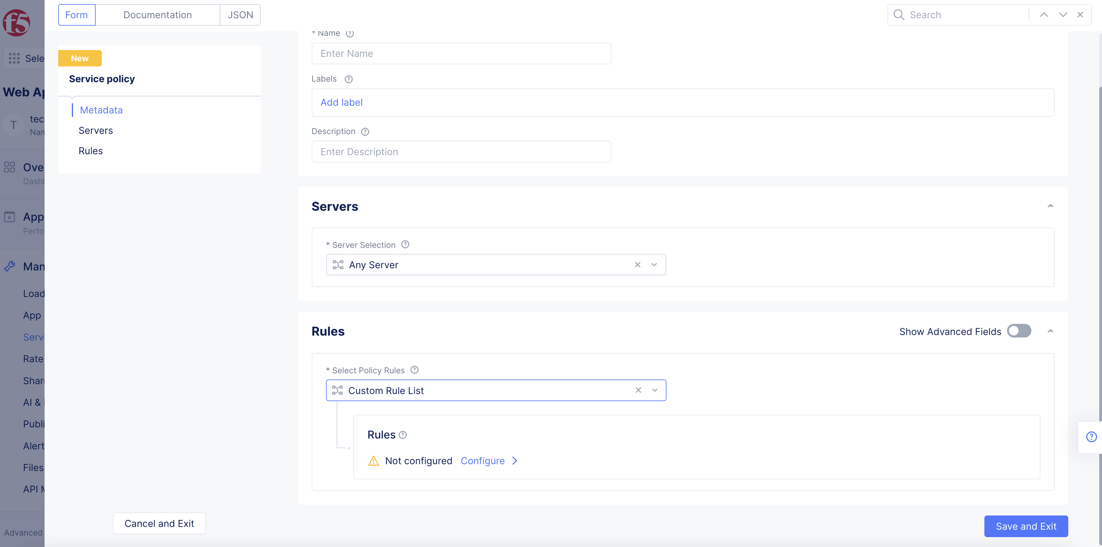 Figure: Configuration