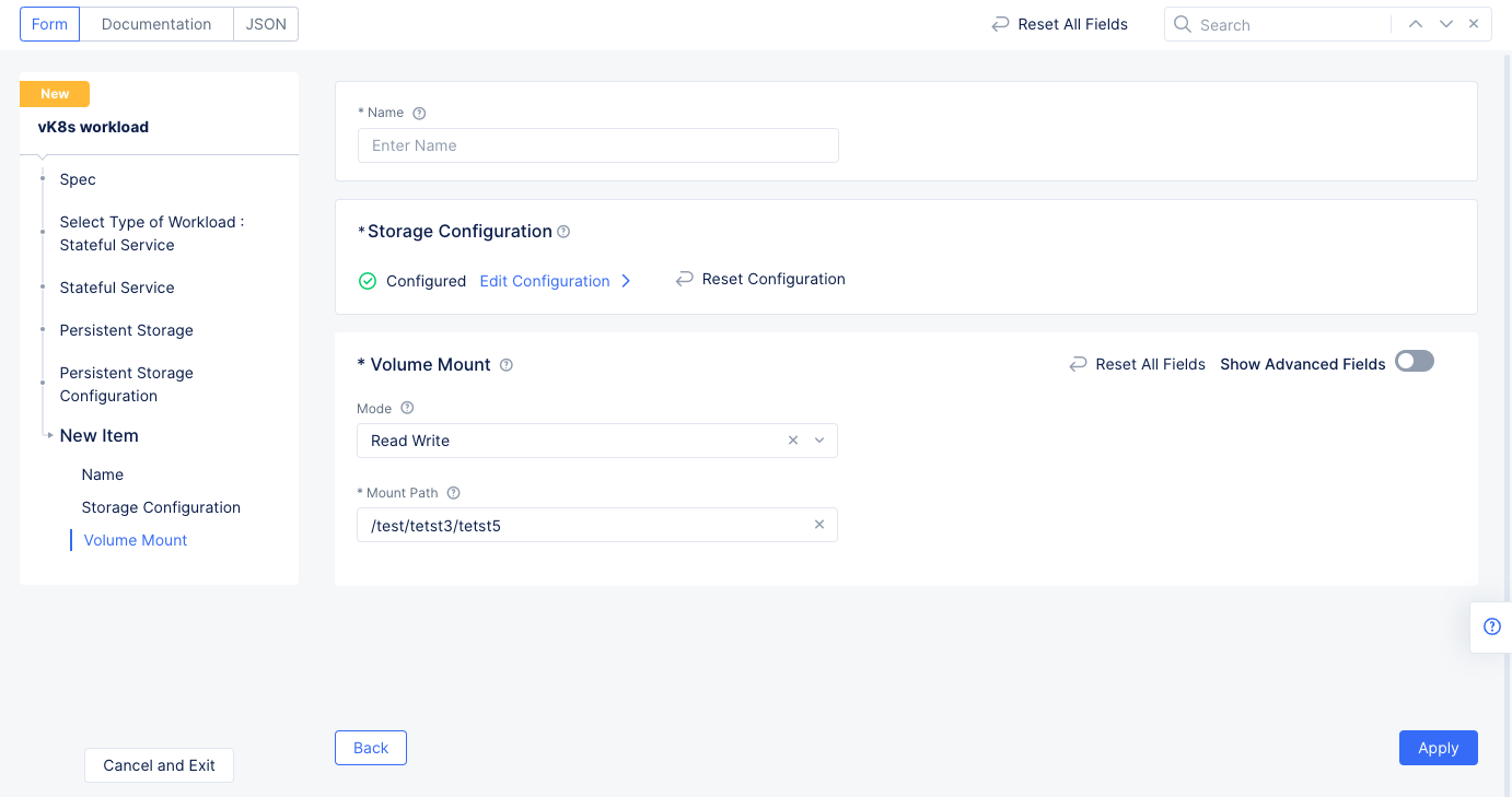 Figure: Persistent Storage