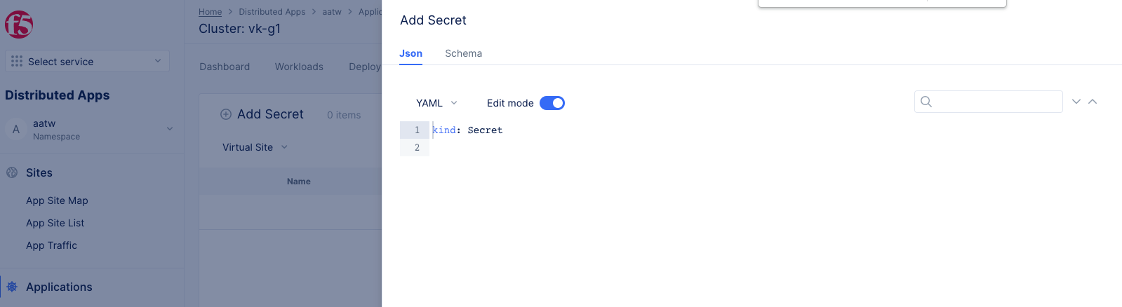 Figure: vK8s Secrets