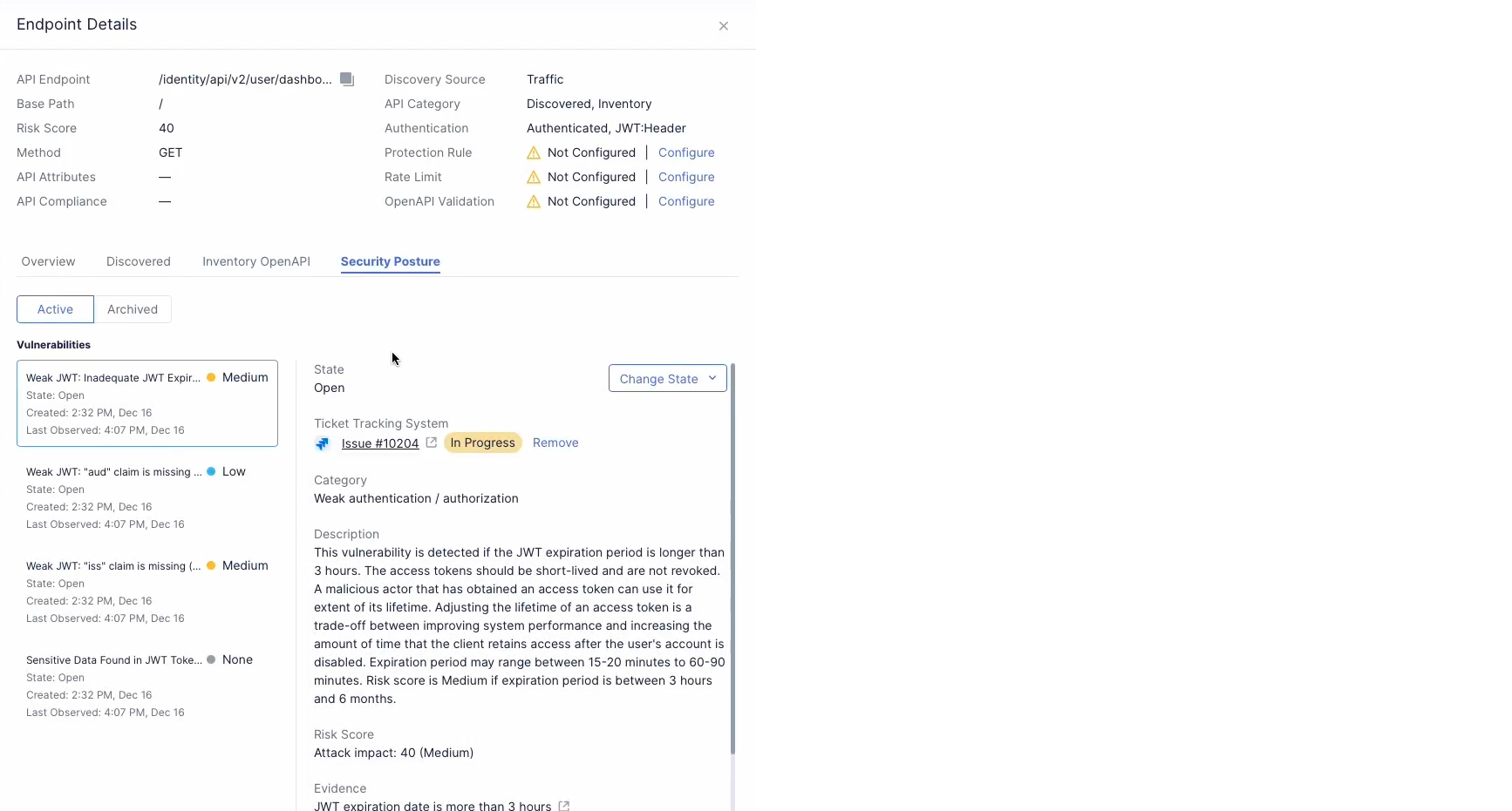 Figure: Issue Link with  Details